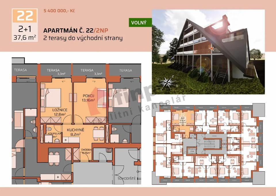Prodej bytu 38 m²