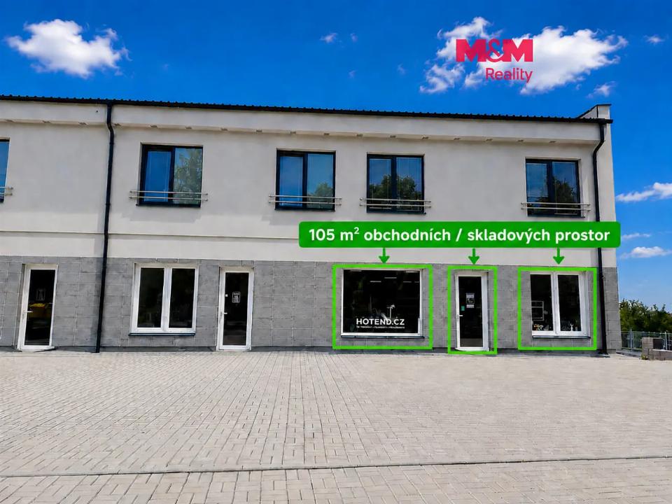 Pronájem komerčního prostoru 105 m²