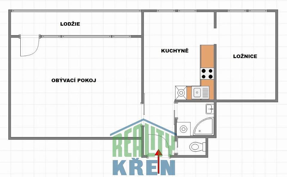 Pronájem bytu 57 m²