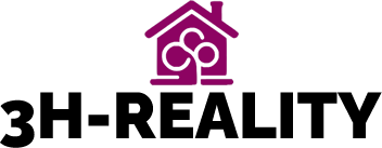 Logo kanceláře Dagmar Hukelová, 3H-reality